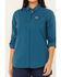 Image #3 - Ariat Women's Rebar Made Tough Long Sleeve Button-Down Work Shirt, Indigo, hi-res