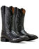 Image #4 - Ariat Men's Sport Latigo Crocodile Print Performance Western Boots - Broad Square Toe, Black, hi-res