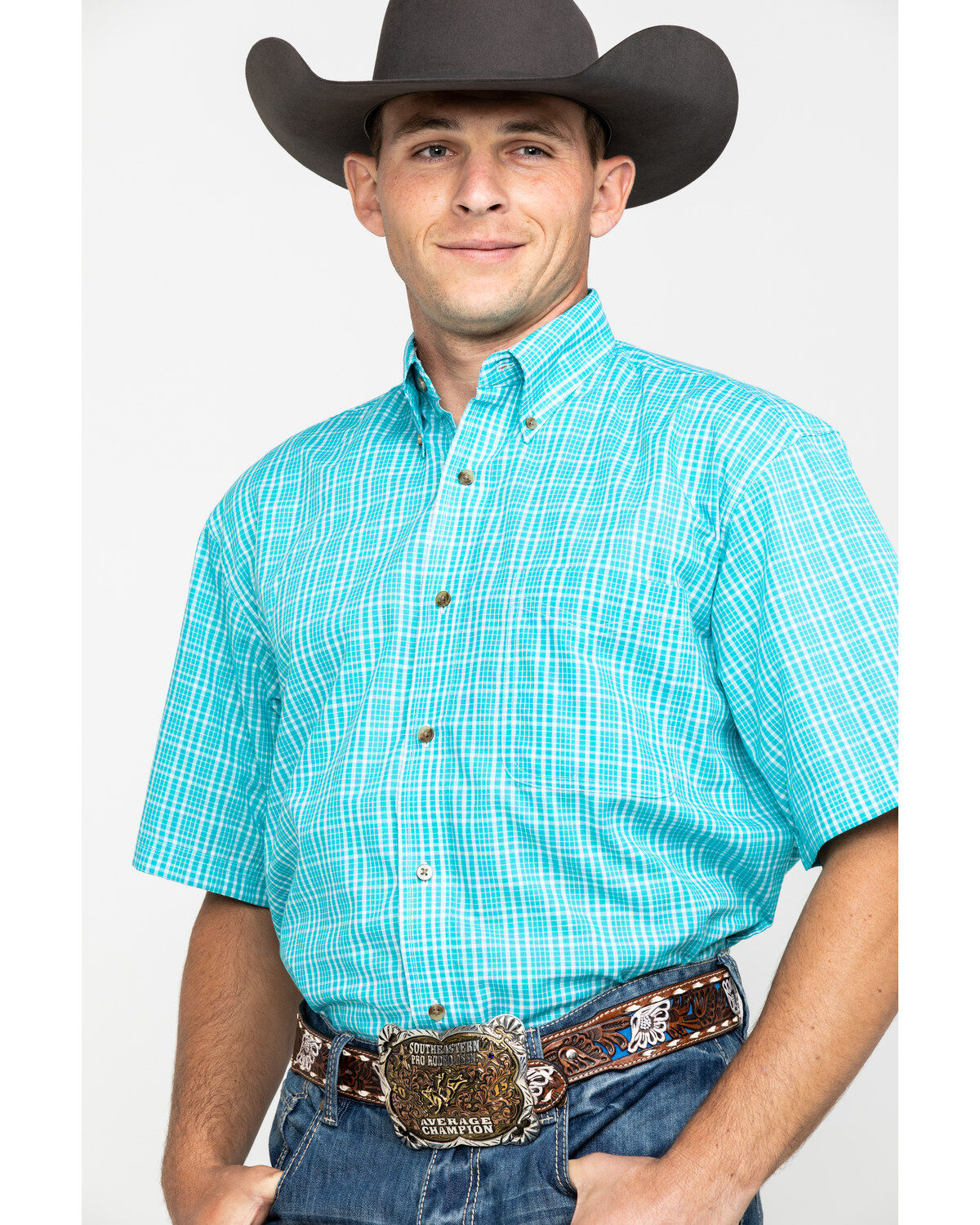 mens wrangler riata short sleeve shirts