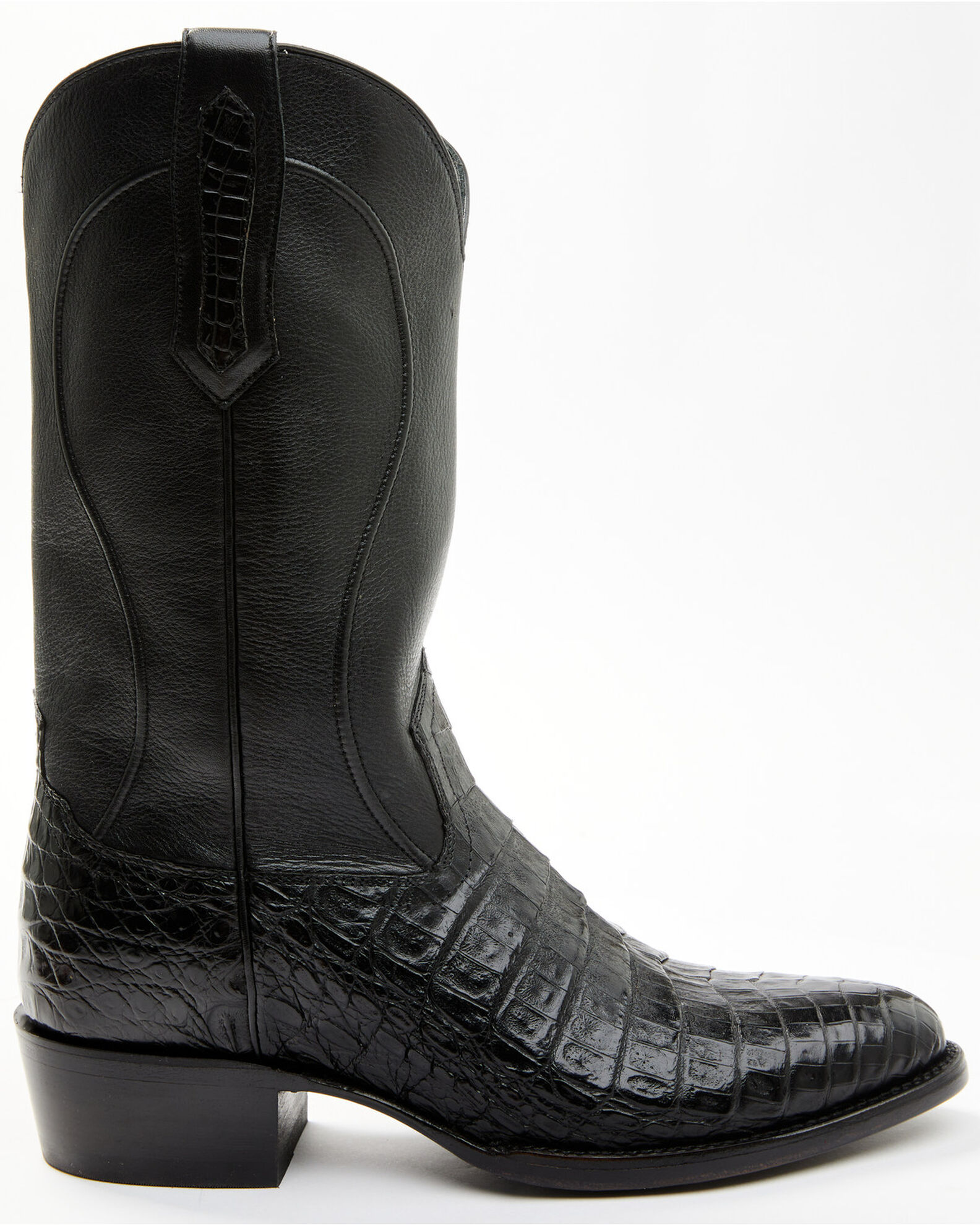 Image #2 - Cody James Black 1978® Men's Chapman Exotic Caiman Belly Western Boots - Round Toe, Black, hi-res