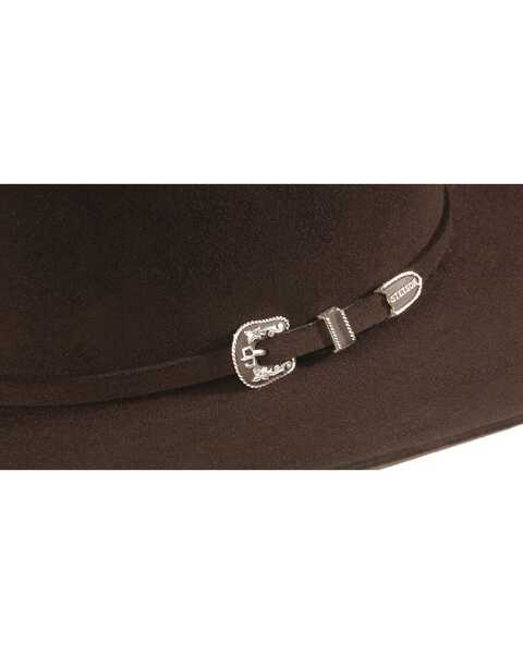 Image #2 - Stetson 6X Skyline Felt Cowboy Hat, Chocolate, hi-res