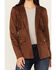 Image #3 - Shyanne Women's Faux Suede Fringe Blazer, , hi-res