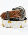 Image #1 - Shyanne Women's Cowhide and Floral Tooled Belt, , hi-res