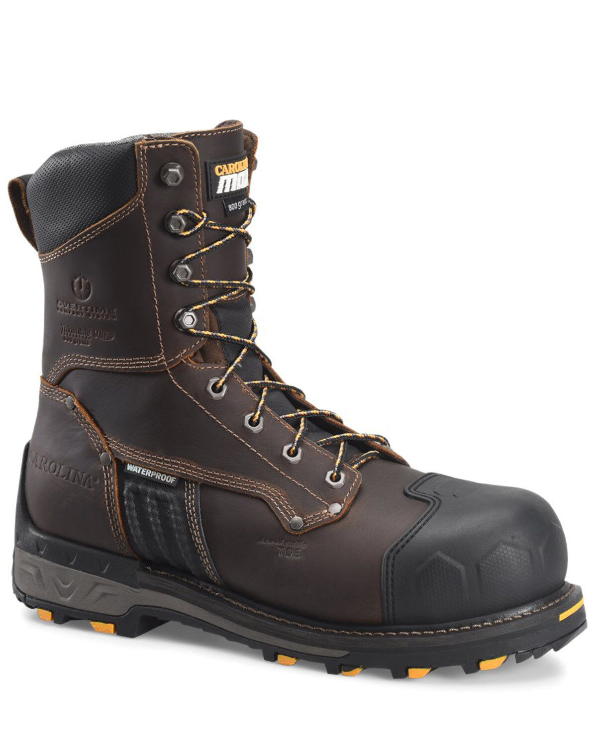 black insulated work boots