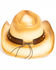 Image #5 - Cody James Men's Elijah Western Straw Hat , Tan, hi-res