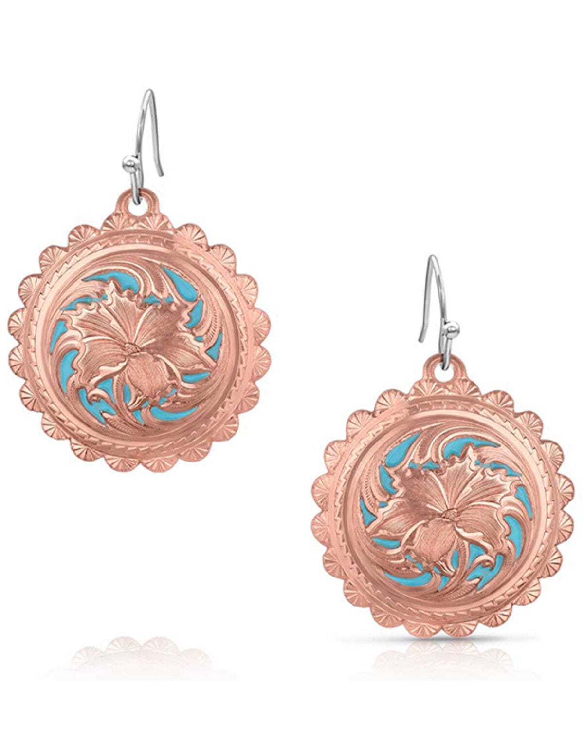 Montana Silversmiths Women's Emma's Sunlight Earrings, Silver, hi-res