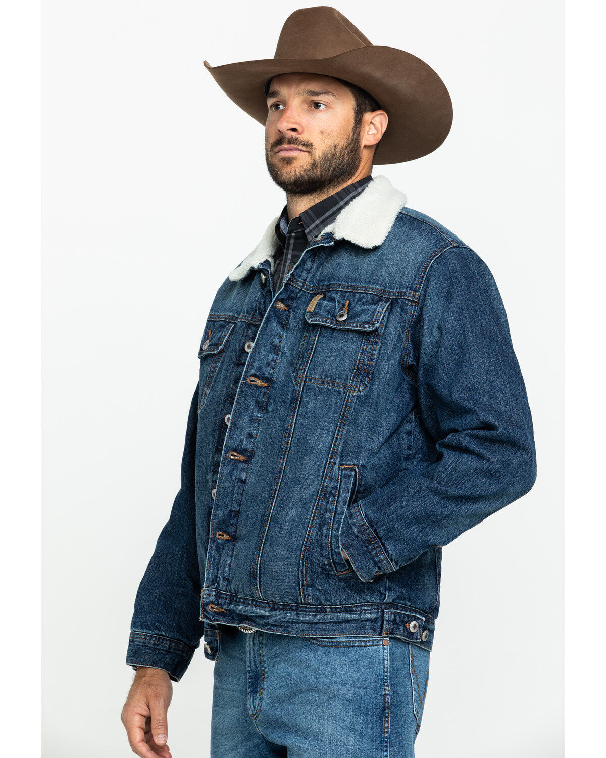 cinch blue jean jacket