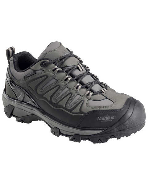 Image #1 - Nautilus Men's Waterproof Athletic Hiker Shoes - Steel Toe, Grey, hi-res
