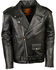Image #1 - Milwaukee Leather Men's Classic Police Style M/C Jacket , Black, hi-res