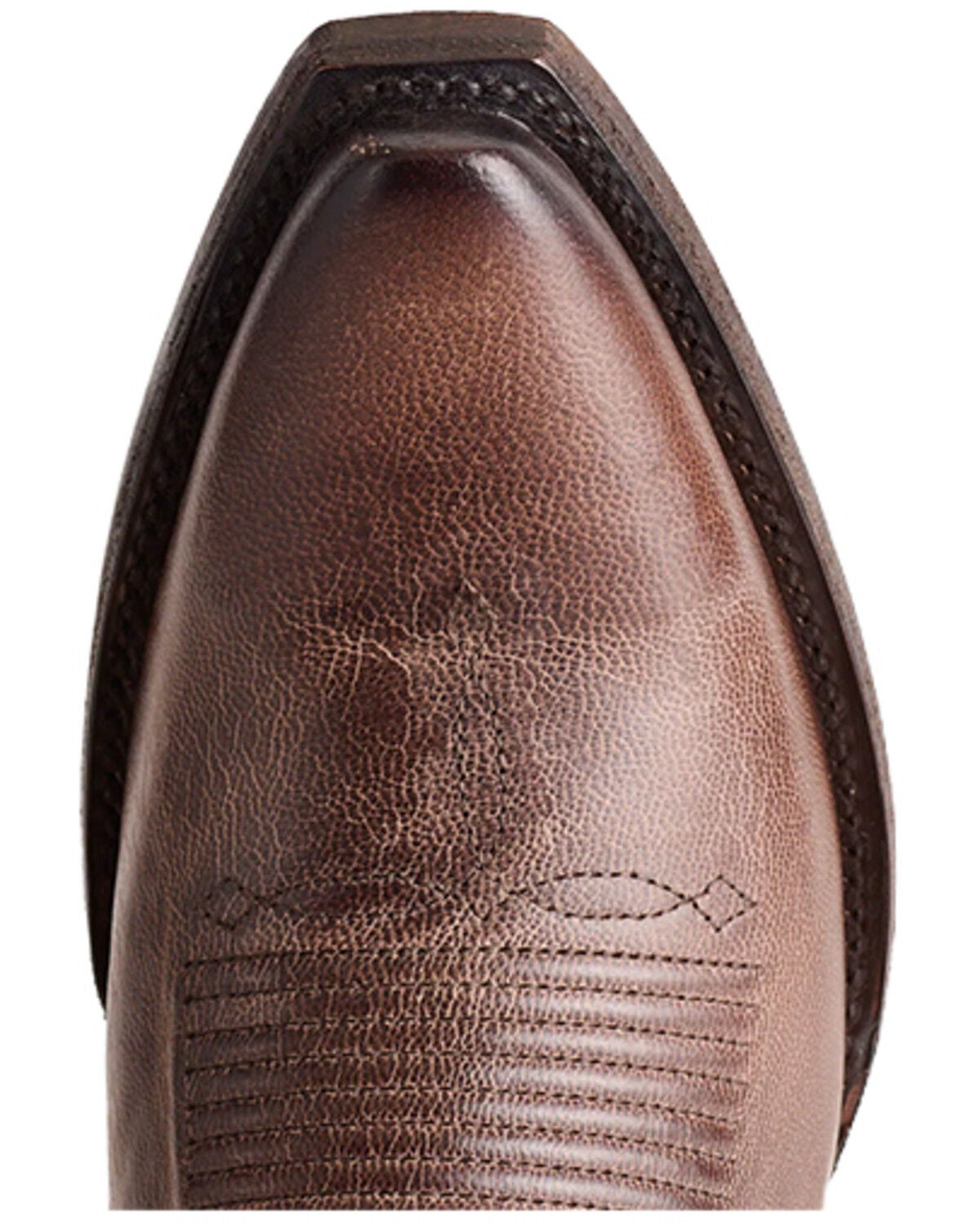 Bottes Western Lucchese En Cuir Noir Brodé - Pointure 6.5 B Femme - Bout Pointu - Occasion Très Bon état