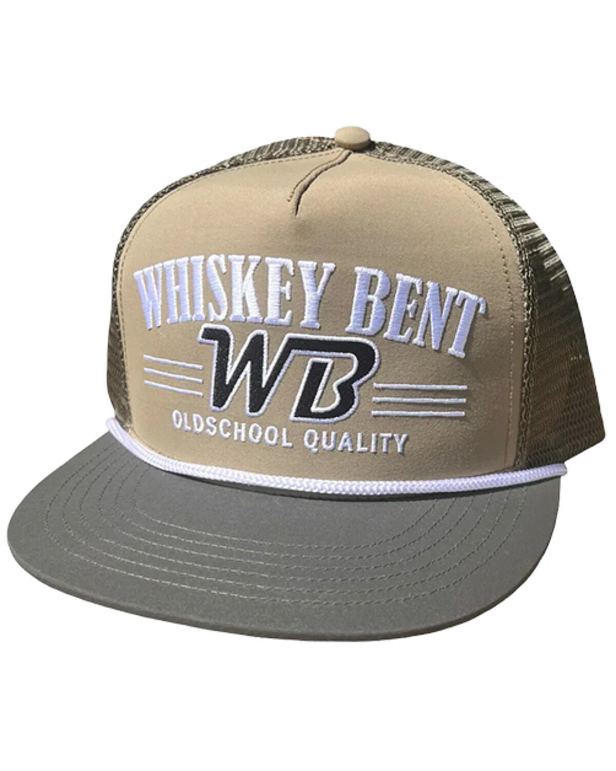 Whiskey Bent Men's Old School Ball Cap, Brown, hi-res