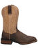 Dan Post Men's Garrison Western Performance Boots - Broad Square Toe, Brown, hi-res