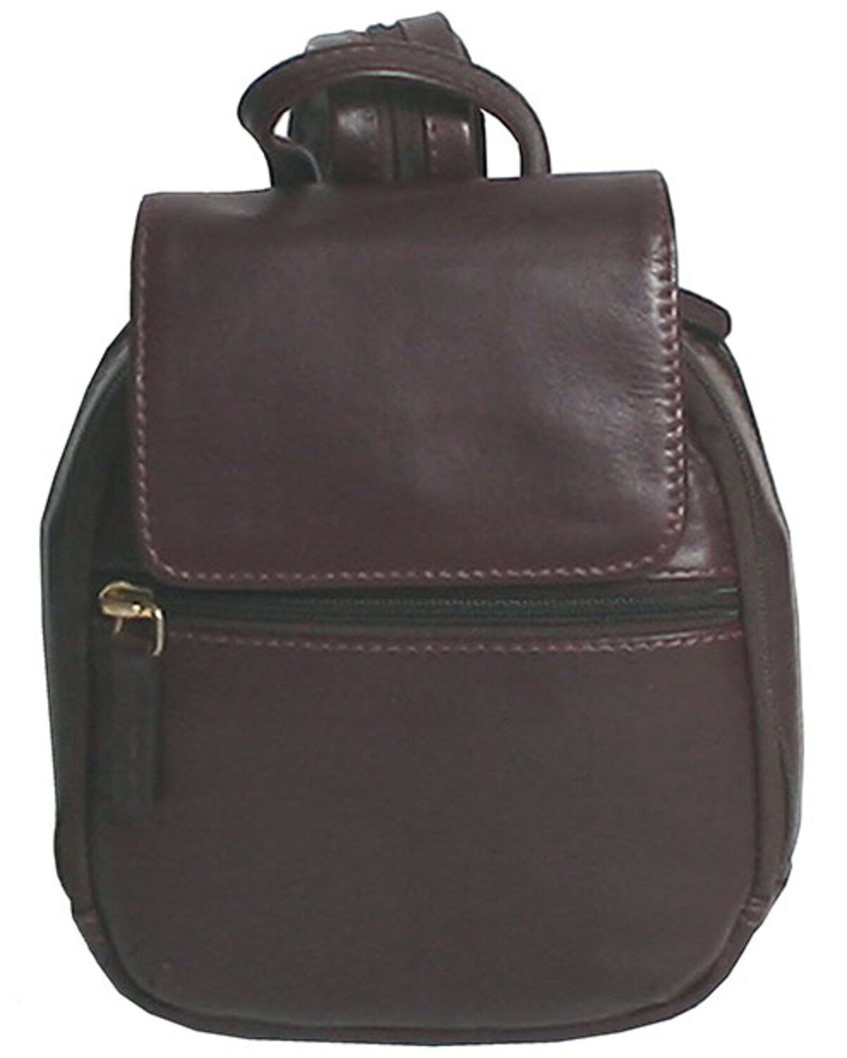Image #1 - Scully Women's Poppi Leather Mini Backpack, Chocolate, hi-res