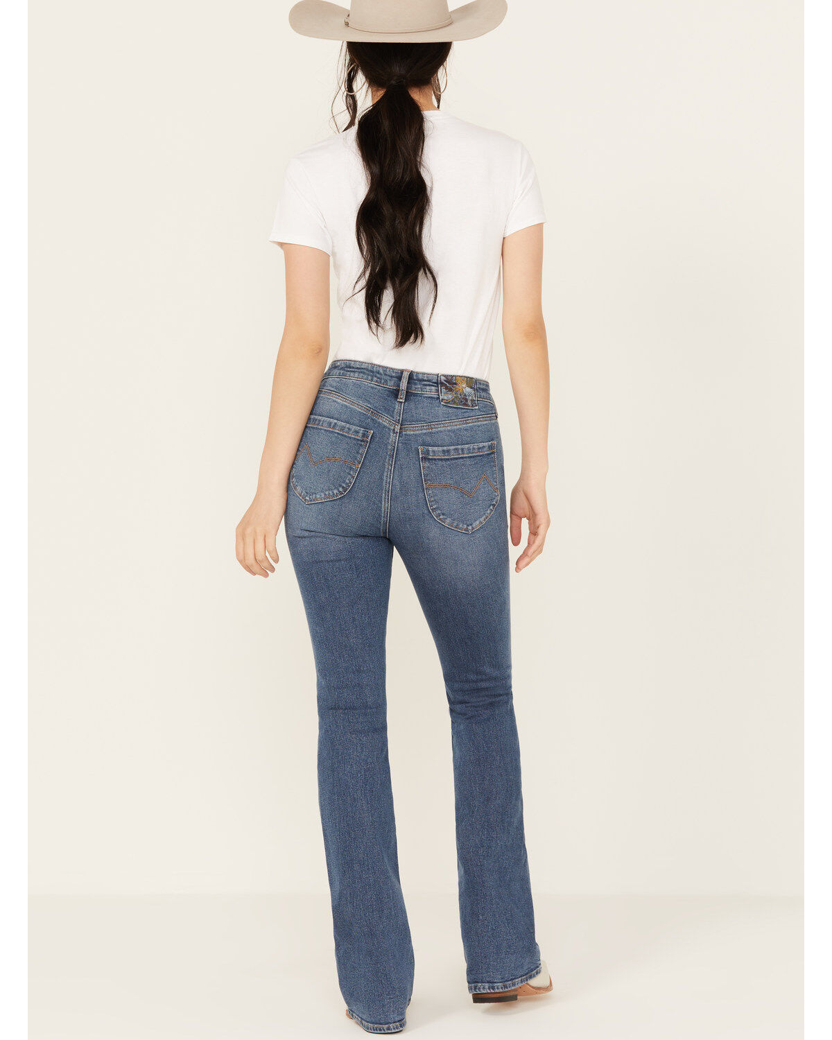 Image #3 - Cleo + Wolf Women's Juniper Medium Wash High Rise Slim Bootcut Jeans, , hi-res