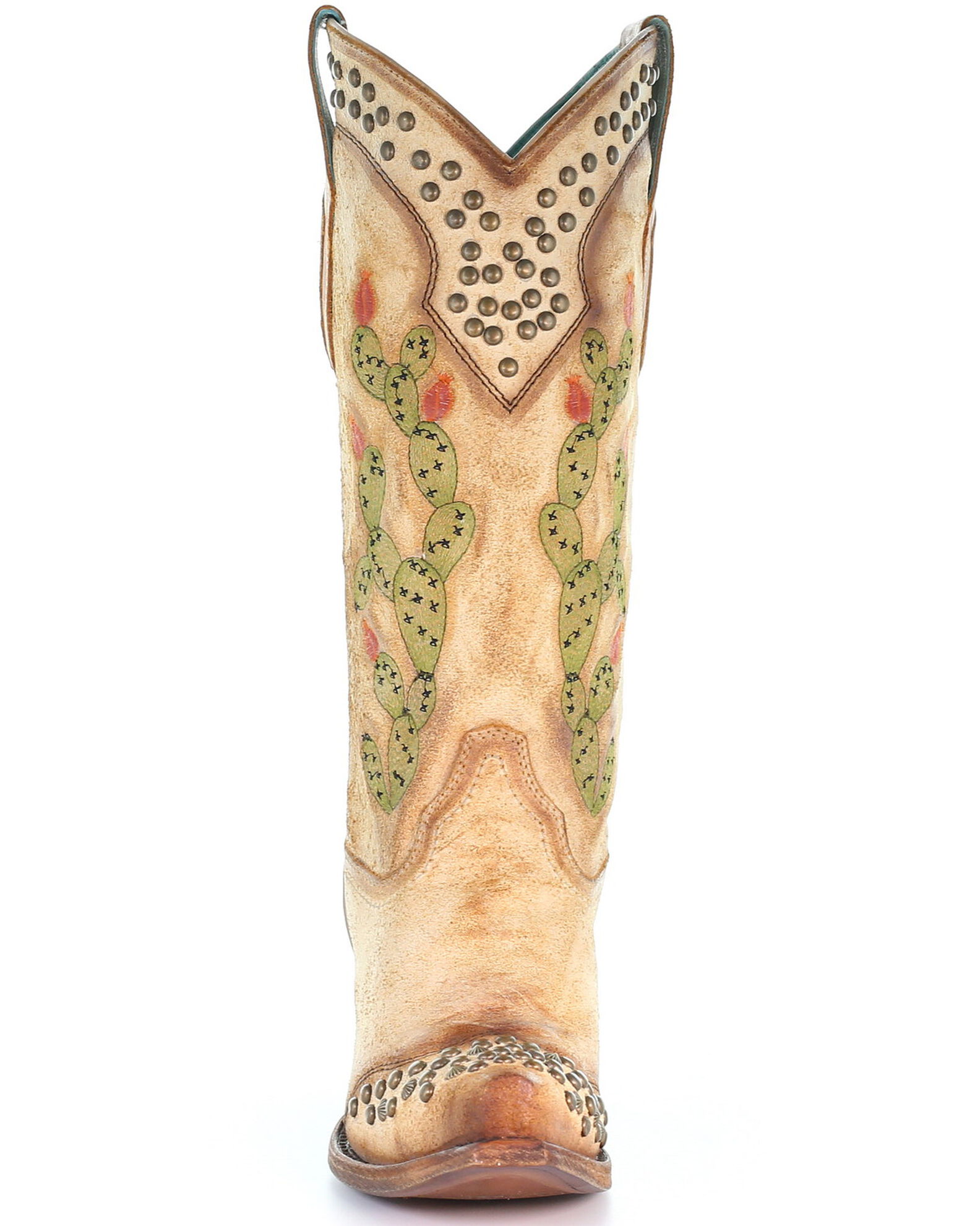 Corral Women s Saddle Cactus Embroidery Western Boots Snip Toe Boot Barn