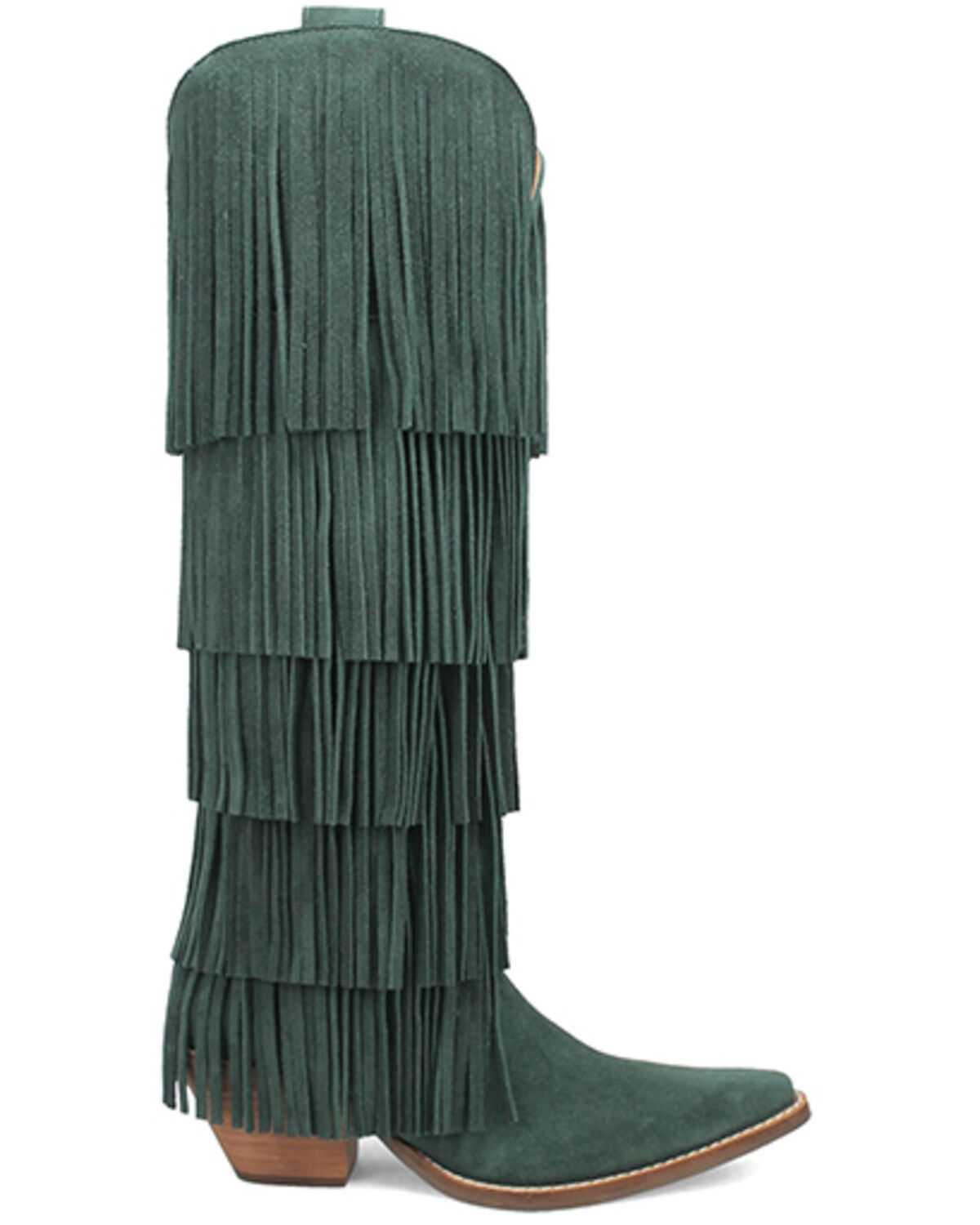 Dingo Women's Wild Child Suede Fringe Tall Western Boots