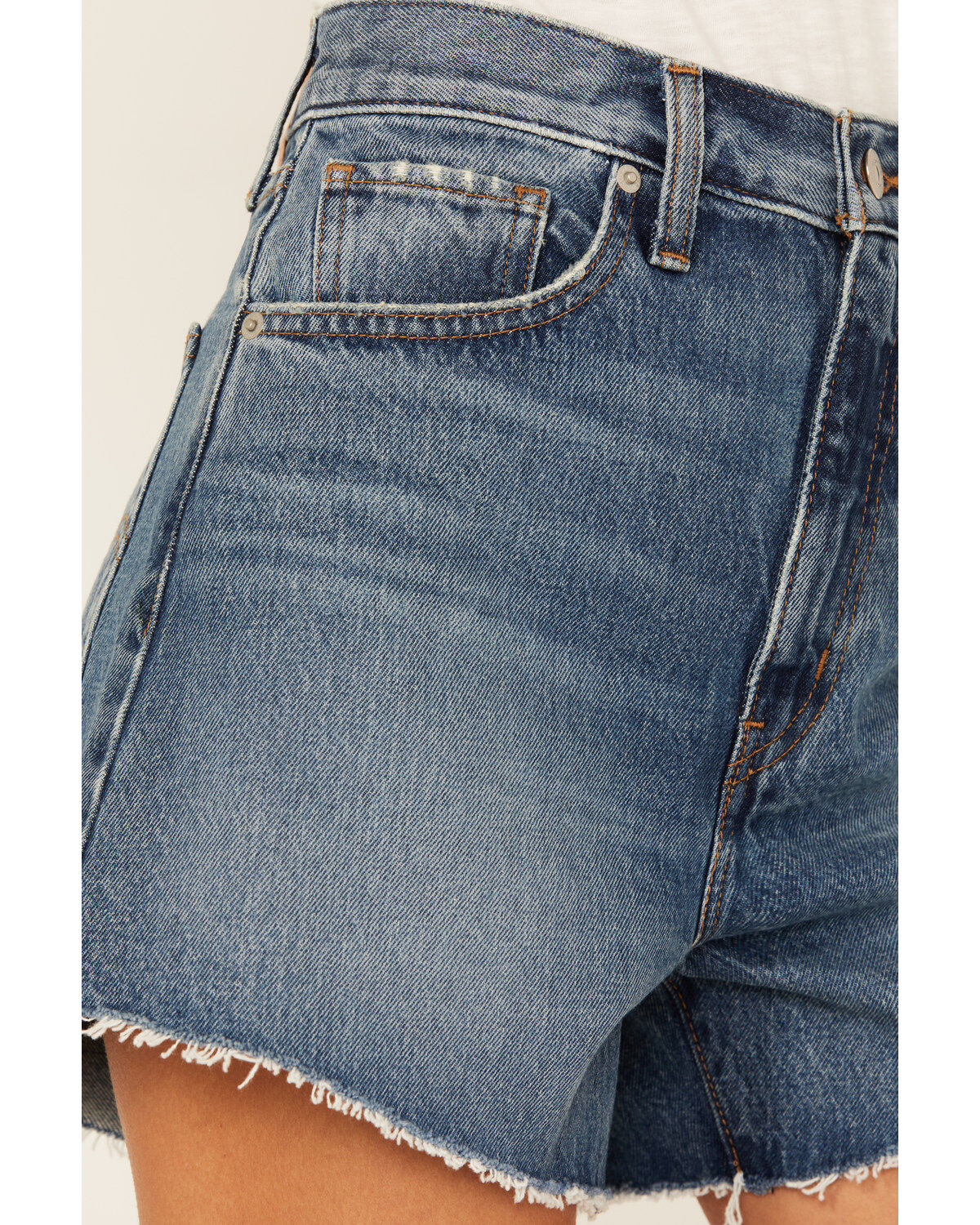 Image #2 - Levi's Women's Medium Wash Call It A Good Day High Waisted Mom Shorts, Medium Wash, hi-res