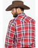 Image #5 - Rock 47 By Wrangler Large Red Plaid Embroidered Long Sleeve Western Shirt , , hi-res
