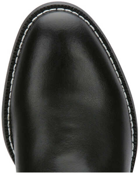 Image #6 - Justin Men's 10" Roper Boots, Black, hi-res