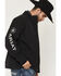 Image #2 - Ariat Men's Logo 2.0 Softshell Jacket, Black, hi-res