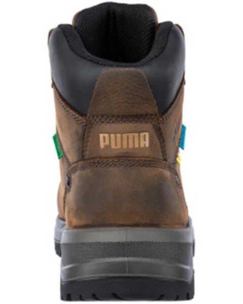 Image #3 - Puma Safety Men's 6" Granite Waterproof Met Guard Work Boots - Composite Toe , Brown, hi-res