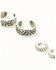 Image #4 - Idyllwind Women's Elberta Star Earring Set - 5 Piece, Silver, hi-res