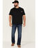 Wrangler X Fender Men's Space Archives Back Vintage Graphic T-Shirt , Black, hi-res