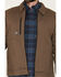 Image #3 - Ariat Men's Made Tough&reg; Flannel Lined Insulated Shop Jacket, Brown, hi-res