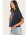 Image #2 - Levi's Women's Horse Logo Short Sleeve Sweatshirt Tee, Black, hi-res