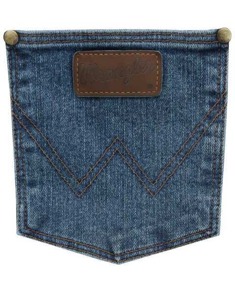 Image #4 - Wrangler Men's Vintage Stone Premium Performance Cowboy Cut Jeans - Big & Tall , Indigo, hi-res