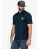 Carhartt Men's Contractors Pocket Short Sleeve Work Polo Shirt, Navy, hi-res