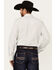 Image #4 - Gibson Trading Co Men's Midway Vertical Striped Print Long Sleeve Snap Western Shirt, White, hi-res
