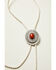 Image #2 - Shyanne Women's Agate Concho Bolo Tie, Silver, hi-res