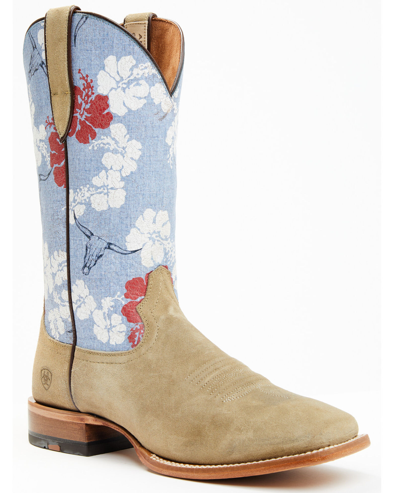Ariat Men's Frontier Western Aloha Western Boots Broad Square Toe