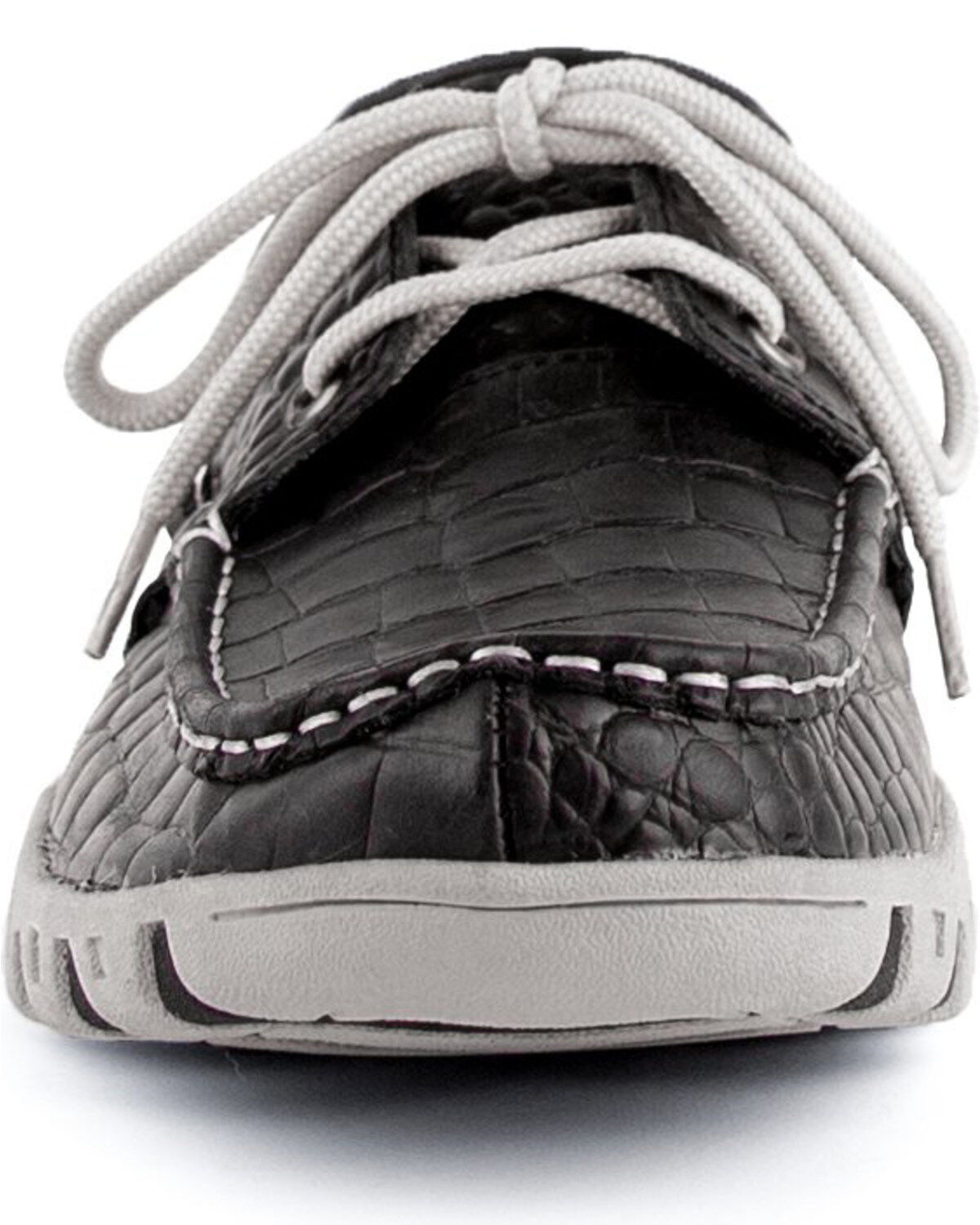Image #4 - Ferrini Men's Croc Print Rogue Driving Shoes - Moc Toe, , hi-res