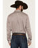 Image #4 - Wrangler X Cody Johnson Men's Geo Print Long Sleeve Button-Down Western Shirt, Wine, hi-res