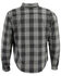 Image #3 - Milwaukee Performance Men's Aramid Checkered Plaid Biker Shirt - Big & Tall, Dark Grey, hi-res