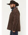 Image #2 - Blue Ranchwear Men's Brush Creek Corduroy Long Jacket, Dark Brown, hi-res