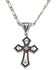 Image #2 - Montana Silversmiths Antique Silver Cross Necklace, Silver, hi-res