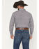 Image #4 - Ariat Men's Tegan Floral Print Long Sleeve Button-Down Western Shirt, Blue, hi-res