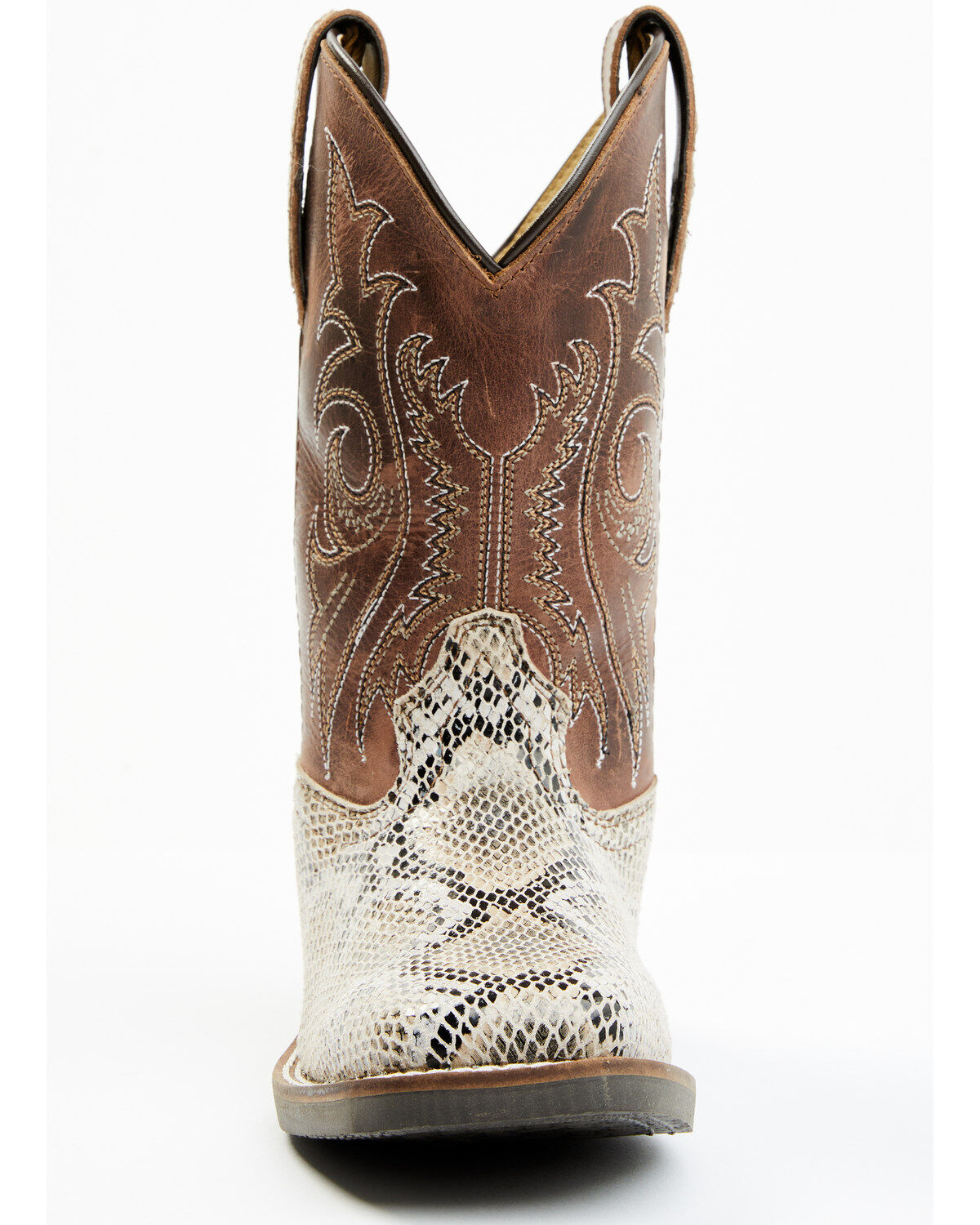 Image #4 - Cody James Youth Boys' Python Print Western Boots - Broad Square Toe, Python, hi-res