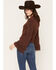 Image #4 - Shyanne Women's Fringe Sweater, Cognac, hi-res
