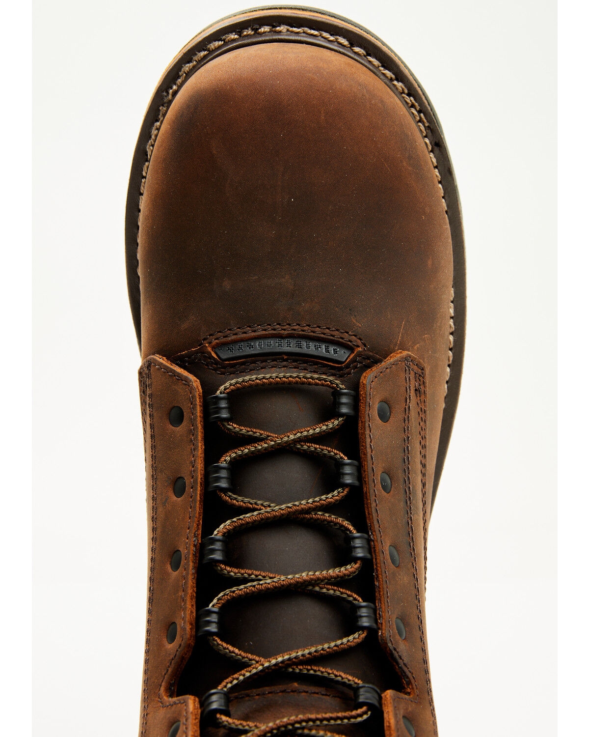 Image #6 - Hawx Men's 8" Airflow Heat Transfer System Paver Work Boots - Composite Toe, Dark Brown, hi-res