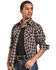 Image #2 - Wrangler Boy's Assorted Western Plaid Shirt, Plaid, hi-res