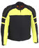 Milwaukee Leather Men's Mesh Racing Jacket with Removable Rain Jacket Liner, Bright Green, hi-res