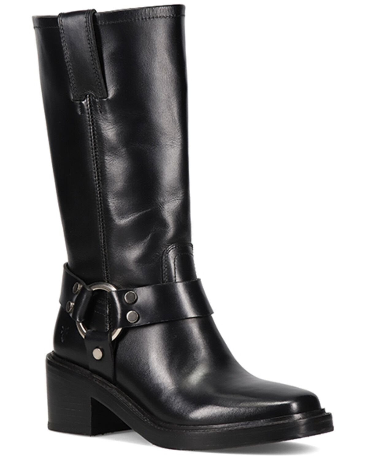 Image #1 - Frye Women's Kate Harness Fashion Boots - Square Toe, Black, hi-res