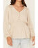 Image #3 - Shyanne Women's Lace Long Sleeve Button-Down Shirt, Natural, hi-res