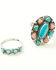 Image #2 - Shyanne Women's Statement Ring Set - 3 Piece, Silver, hi-res