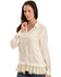 Image #1 - Black Swan Women's Jelena Ruffled Hem Top, Dove Grey, hi-res