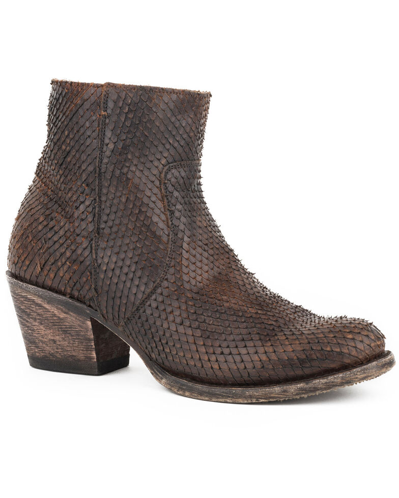 stetson snakeskin boots